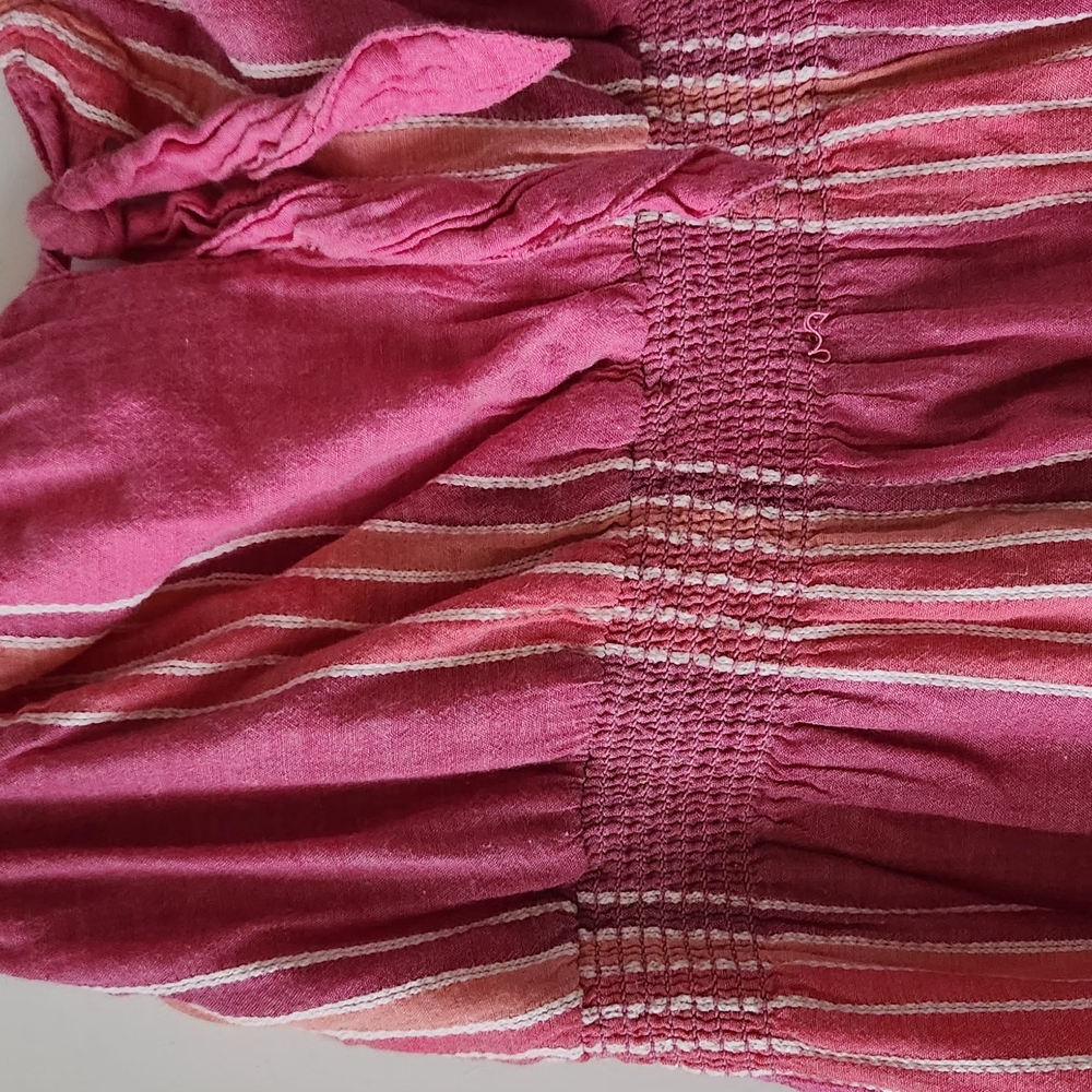 Pink Striped Skirt - Picture 4 of 11